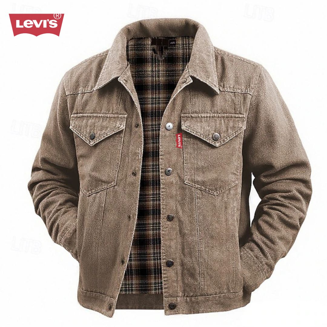 LᎬᏙІᏚ - Veste en jean casual pour homme