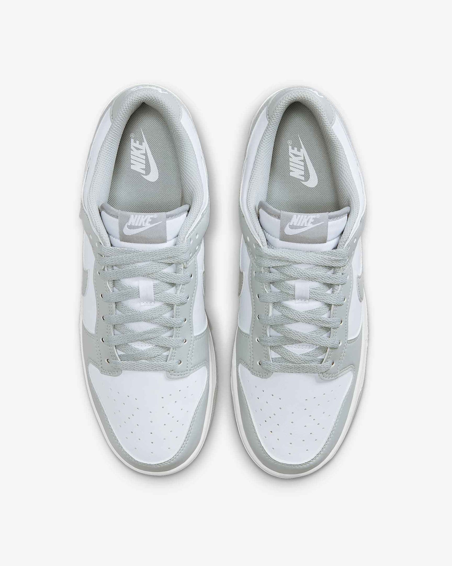 Baskets NK Dunk low– Blanc & Gris clair