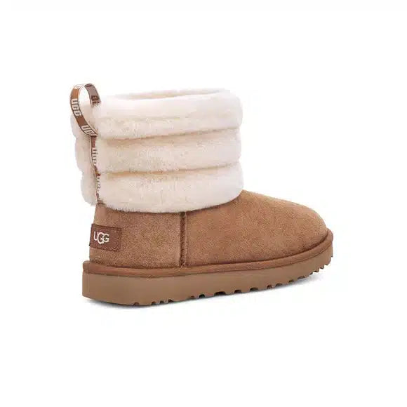 Bottes UGG Classic Mini Fluff Quilted Chestnut – Chaleur et Douceur avec Design Matelassé