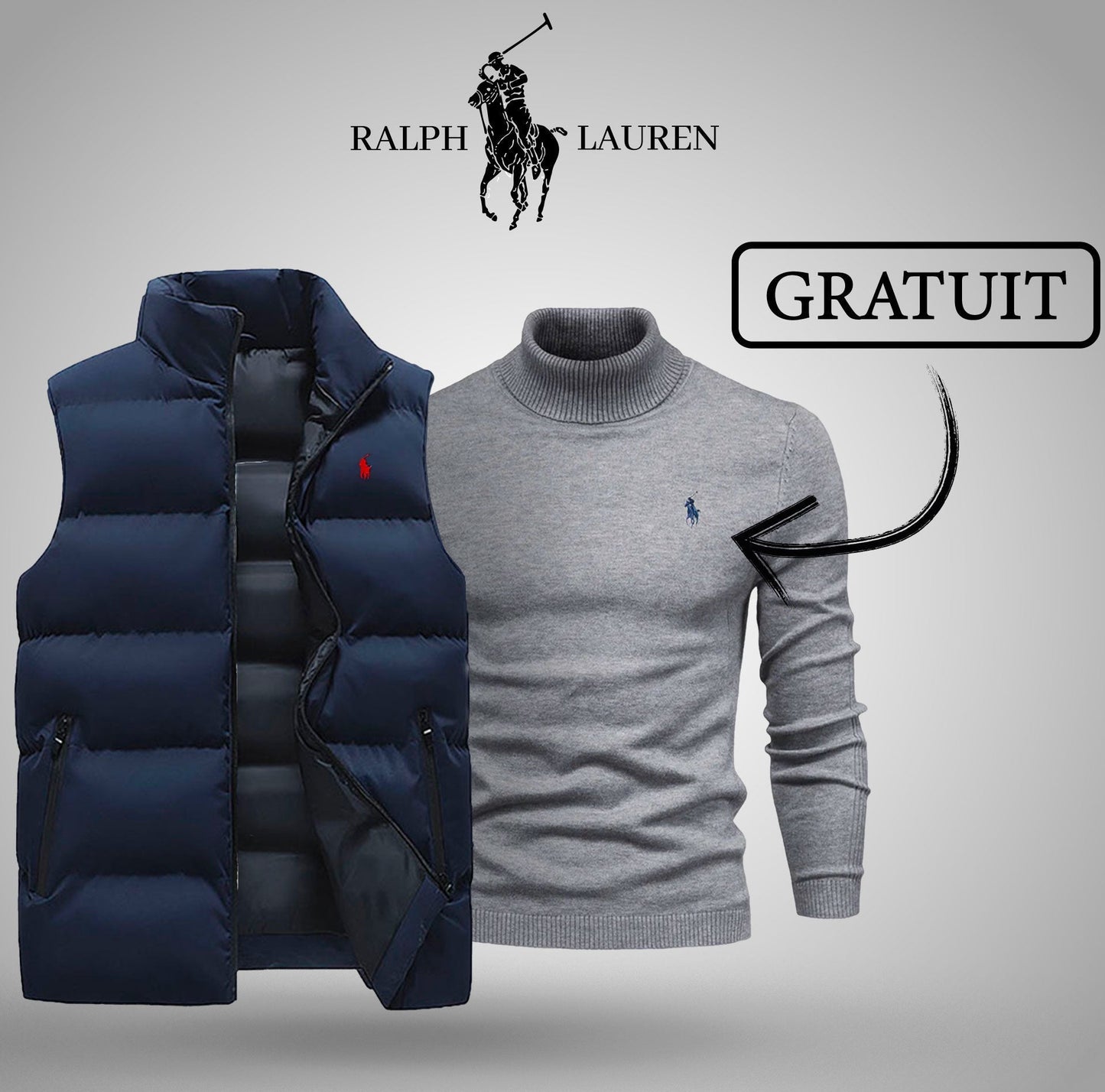 R&L™ | Gilet Signature Homme + Pull Offert 🎁