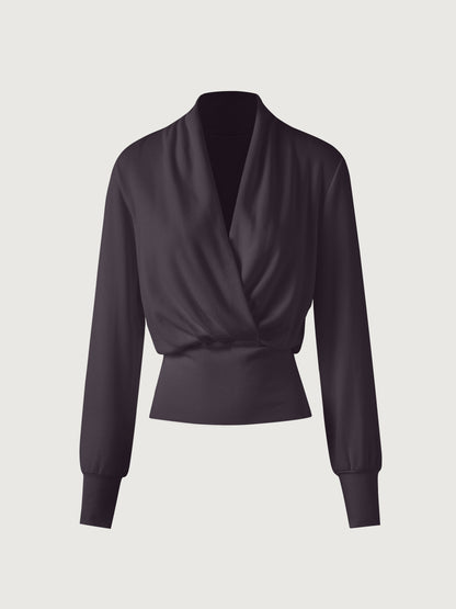 Surplice Tuckable Top