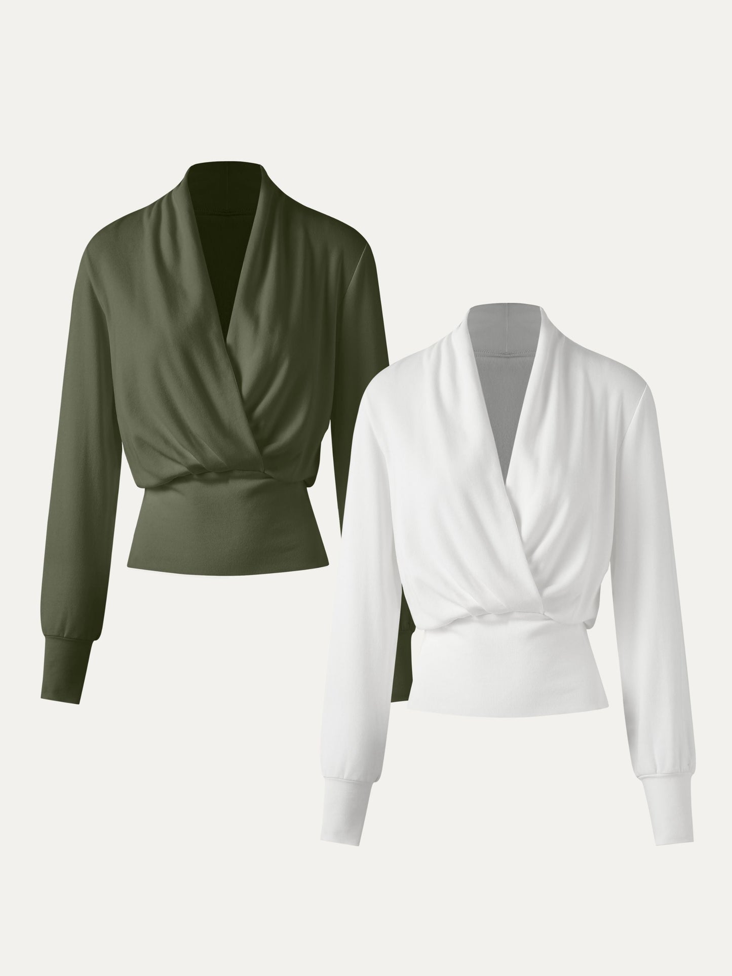 Surplice Tuckable Top