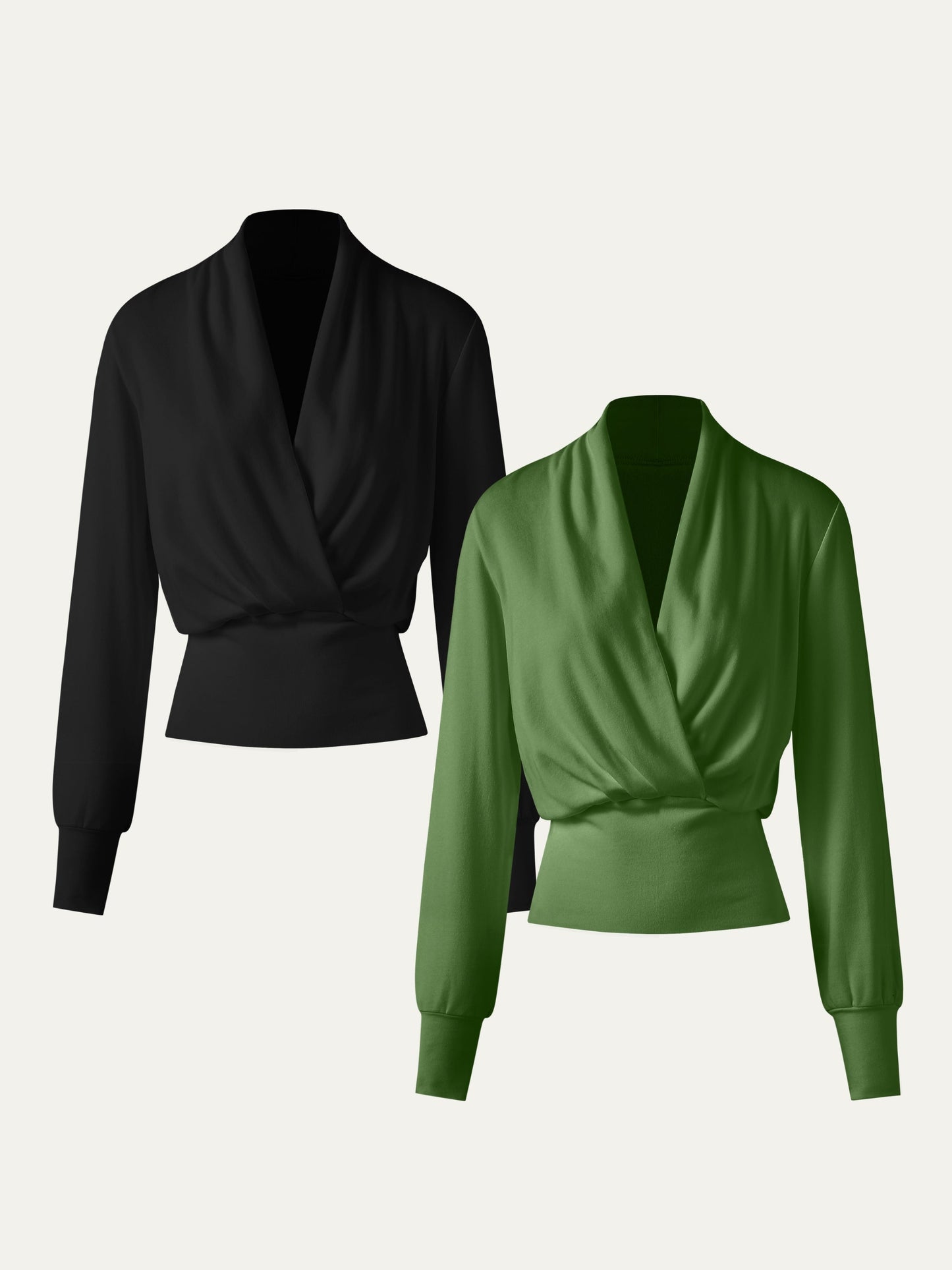 Surplice Tuckable Top