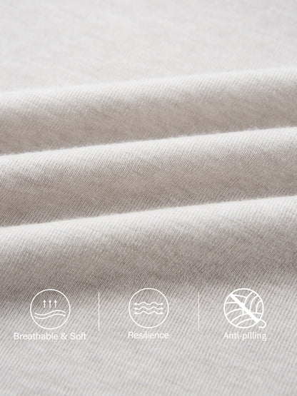 Tencel-Wool Gathered Long Sleeve Brami Top