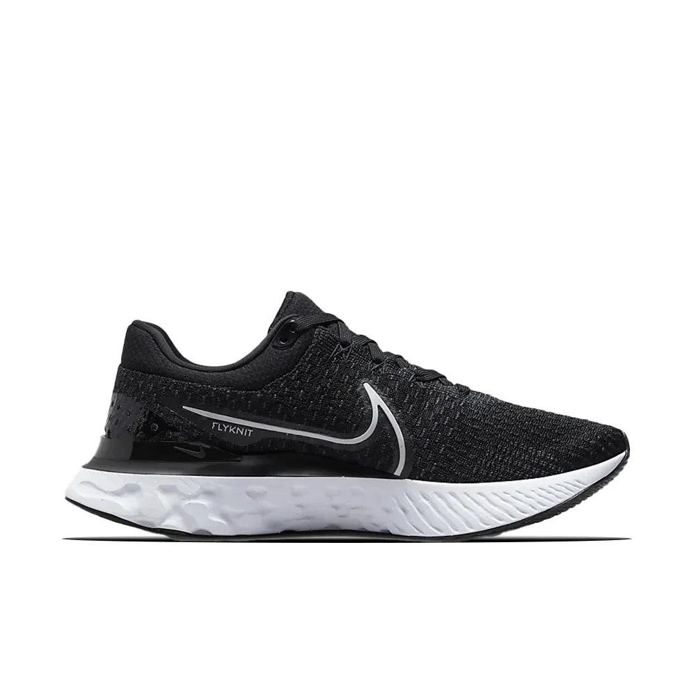 Basket NK React Infinity Run Flyknit 3 Blanc/Noir