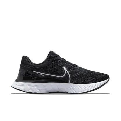 Basket NK React Infinity Run Flyknit 3 Blanc/Noir