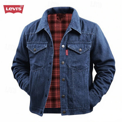 LᎬᏙІᏚ - Veste en jean casual pour homme