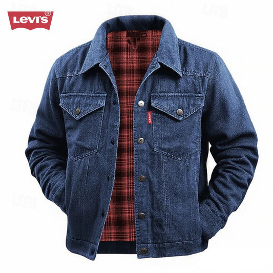 LᎬᏙІᏚ - Veste en jean casual pour homme