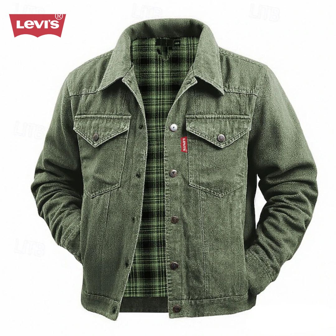LᎬᏙІᏚ - Veste en jean casual pour homme