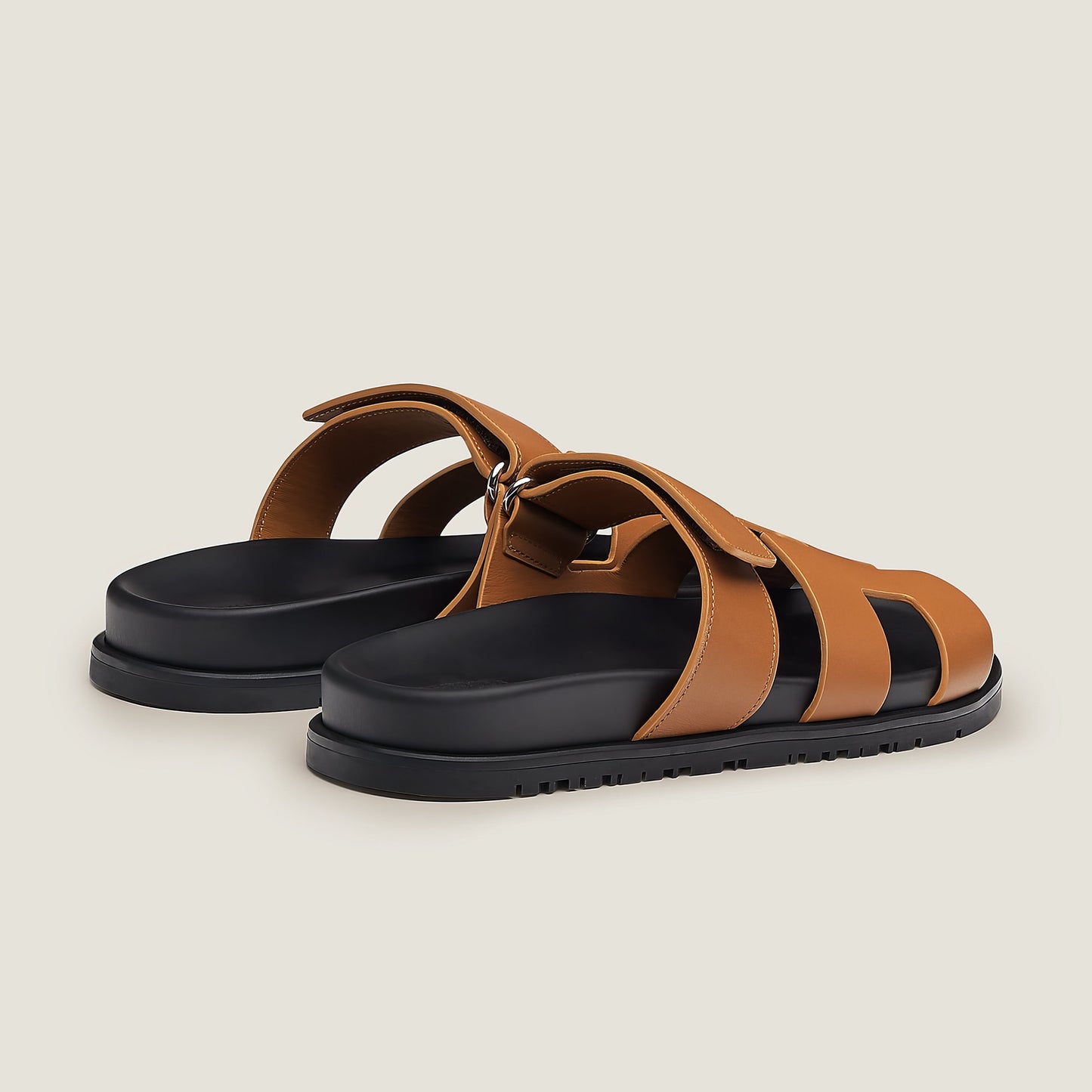 HRMS-Sandales Cuir H-Cut