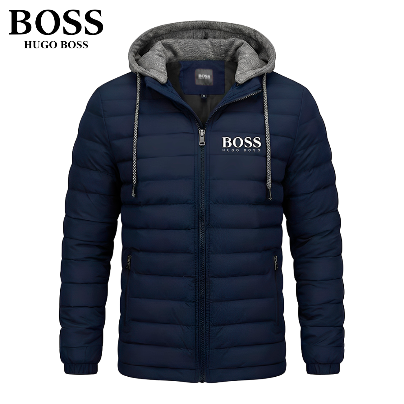 BSS | Doudoune Homme Matelassée avec Capuche
