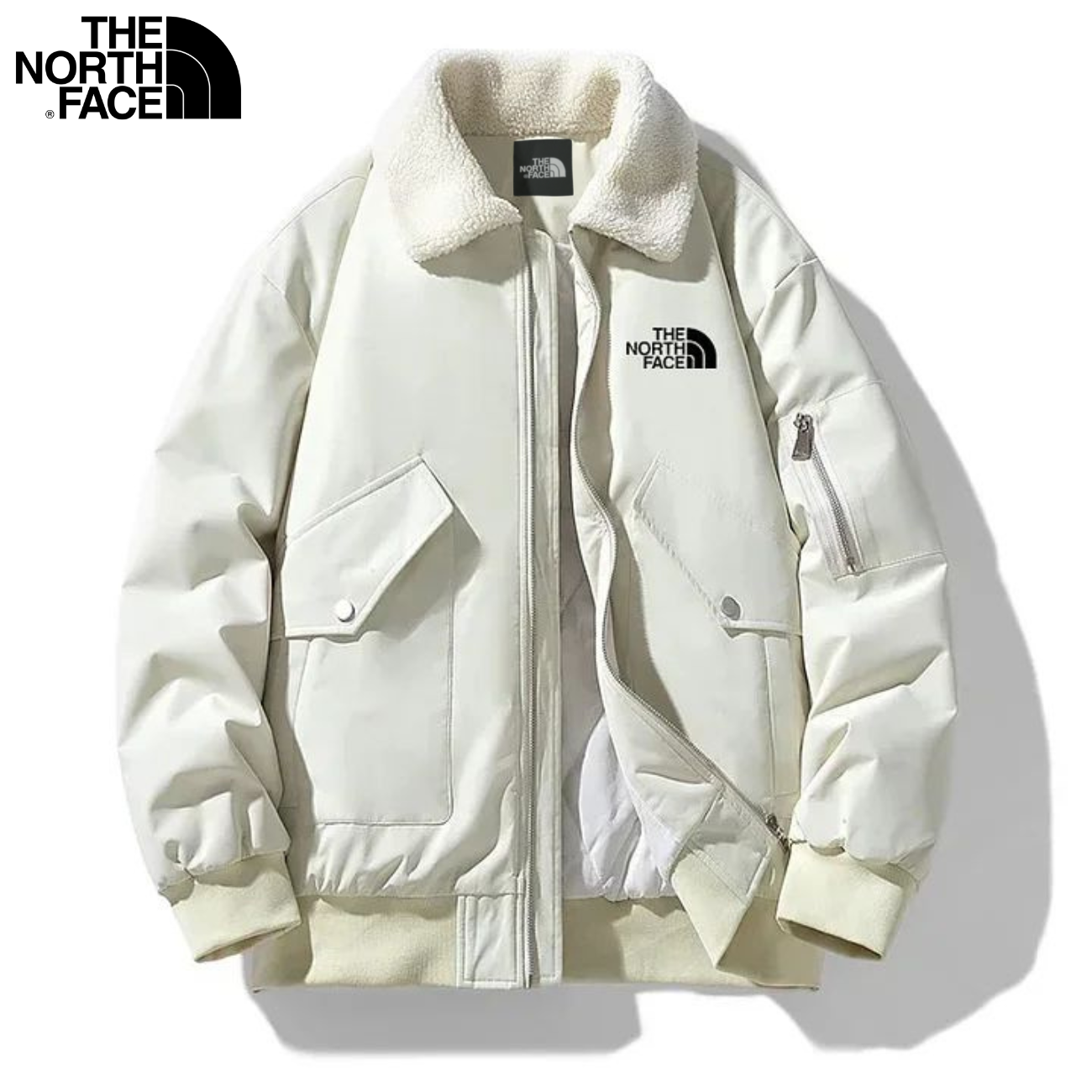 TNF |Veste d’hiver haut de gamme avec col en fourrure