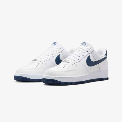 Baskets NK AF1 – Blanc & Bleu marine