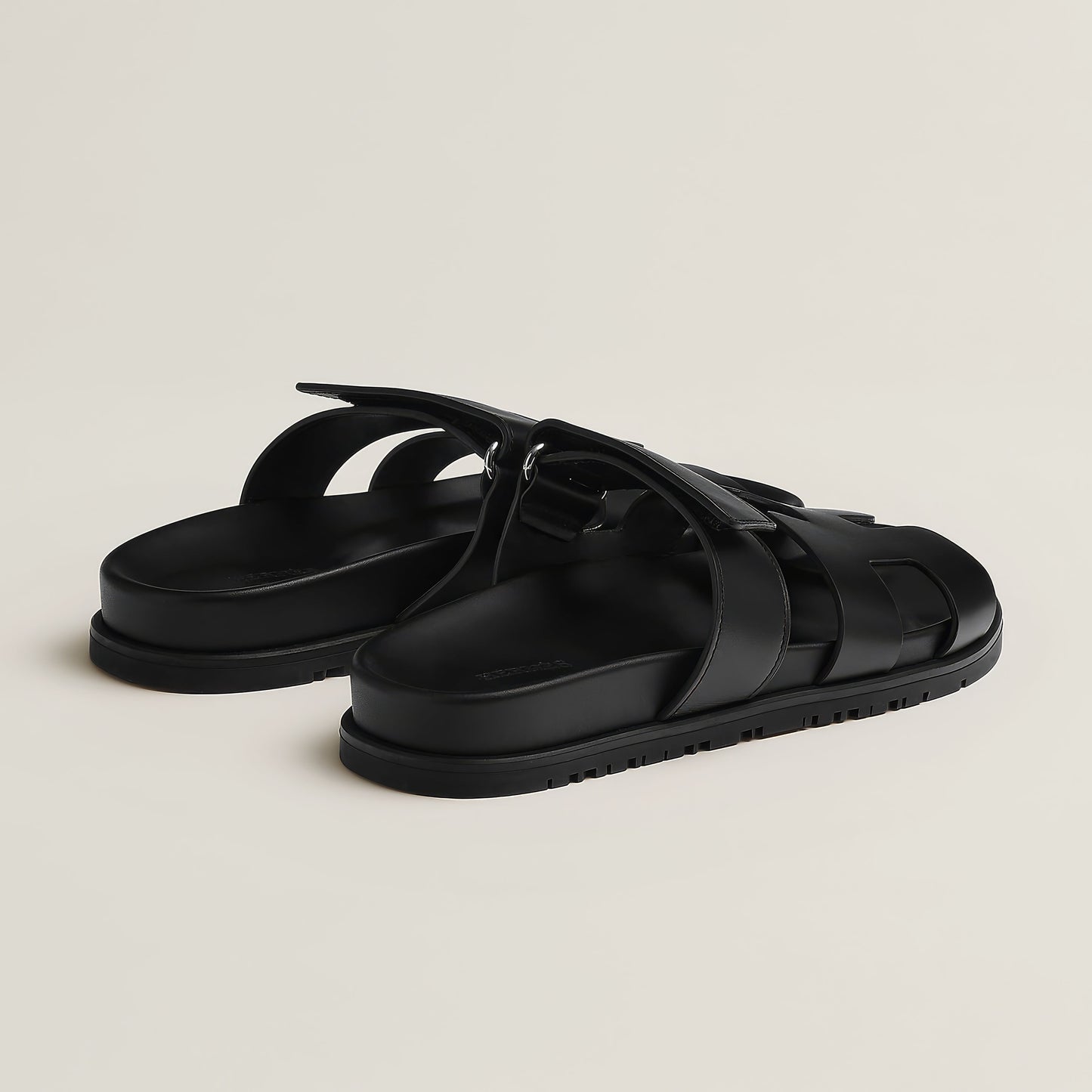 HRMS-Sandales Cuir H-Cut