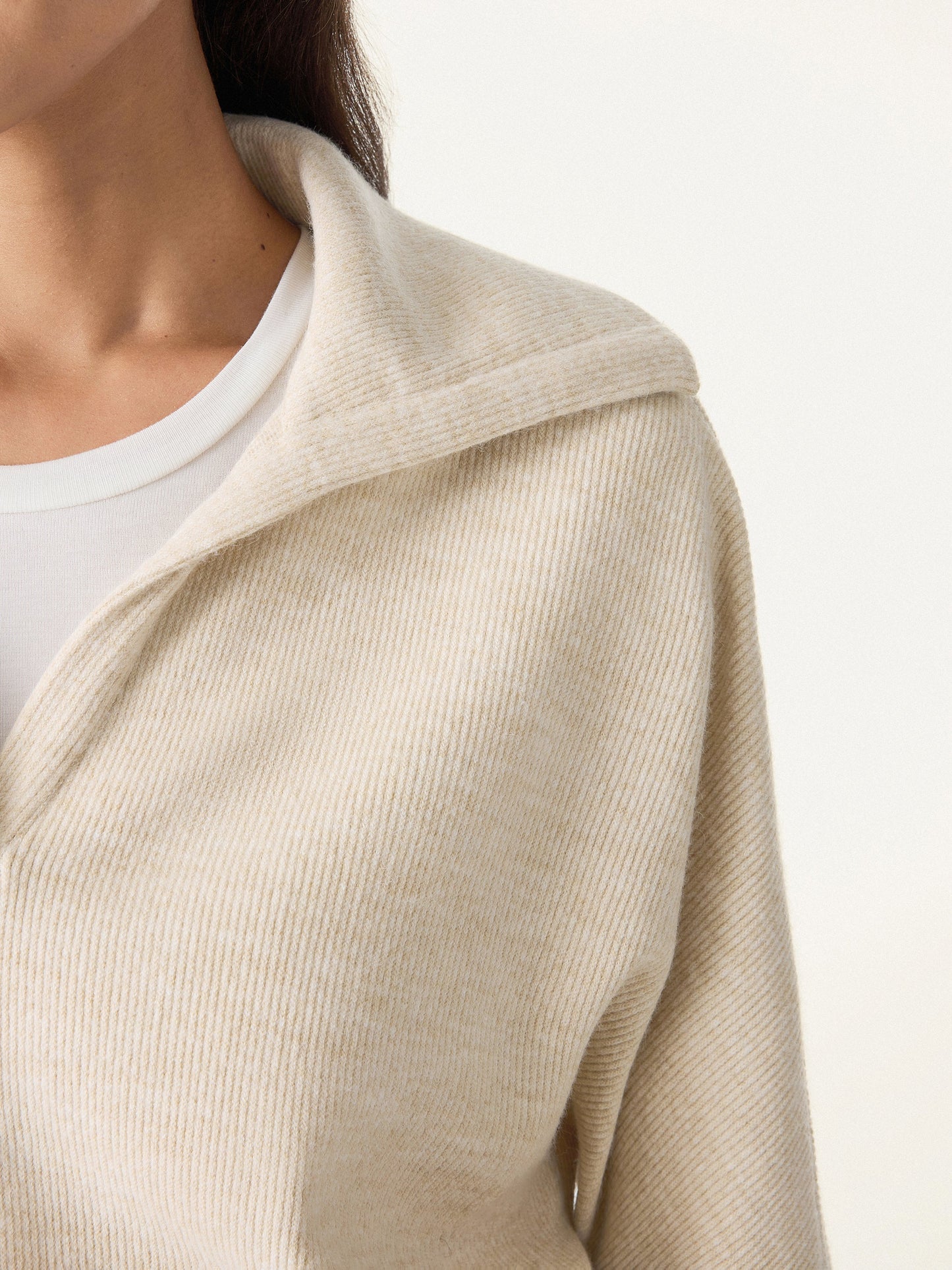 2Pcs Set Collared V-Neck