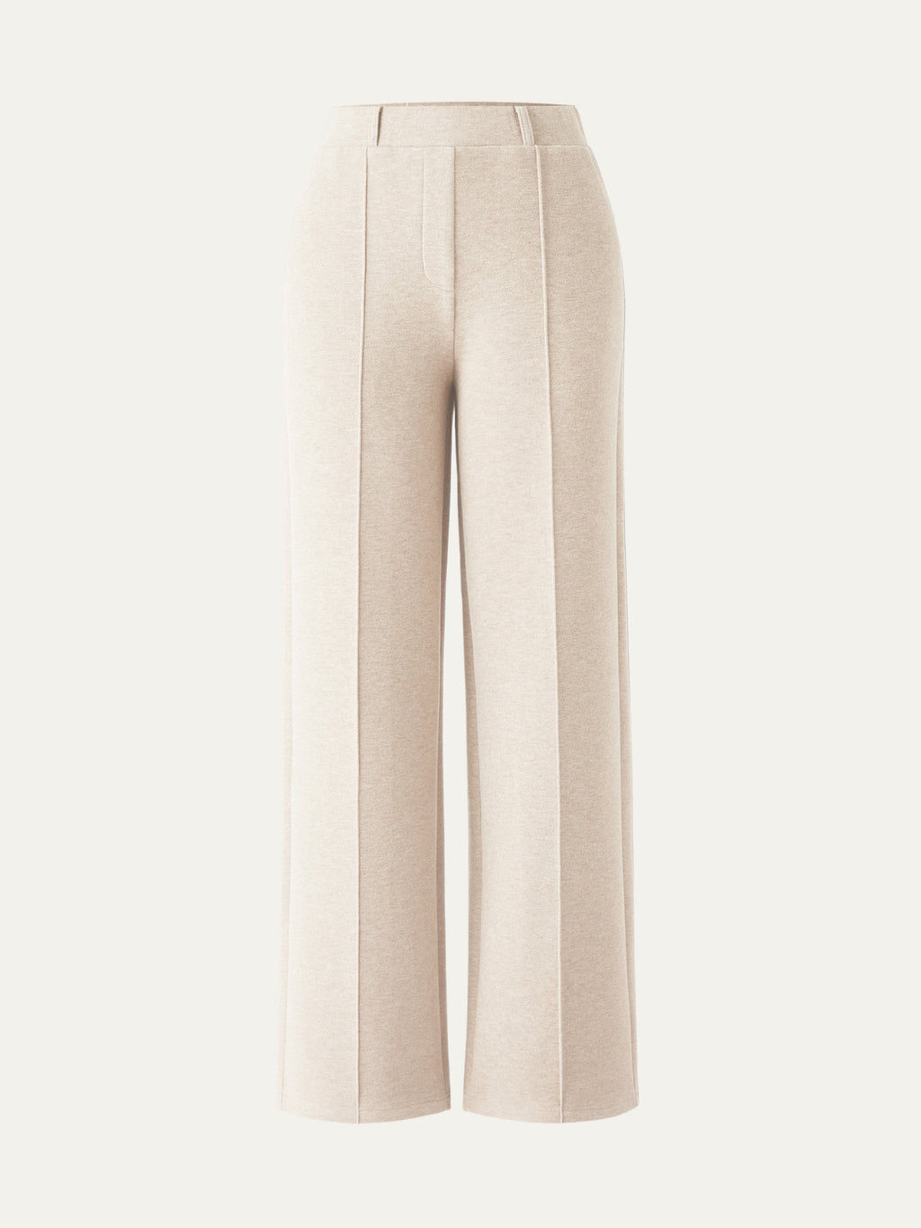 High Waisted Straight Leg Pull On Pant