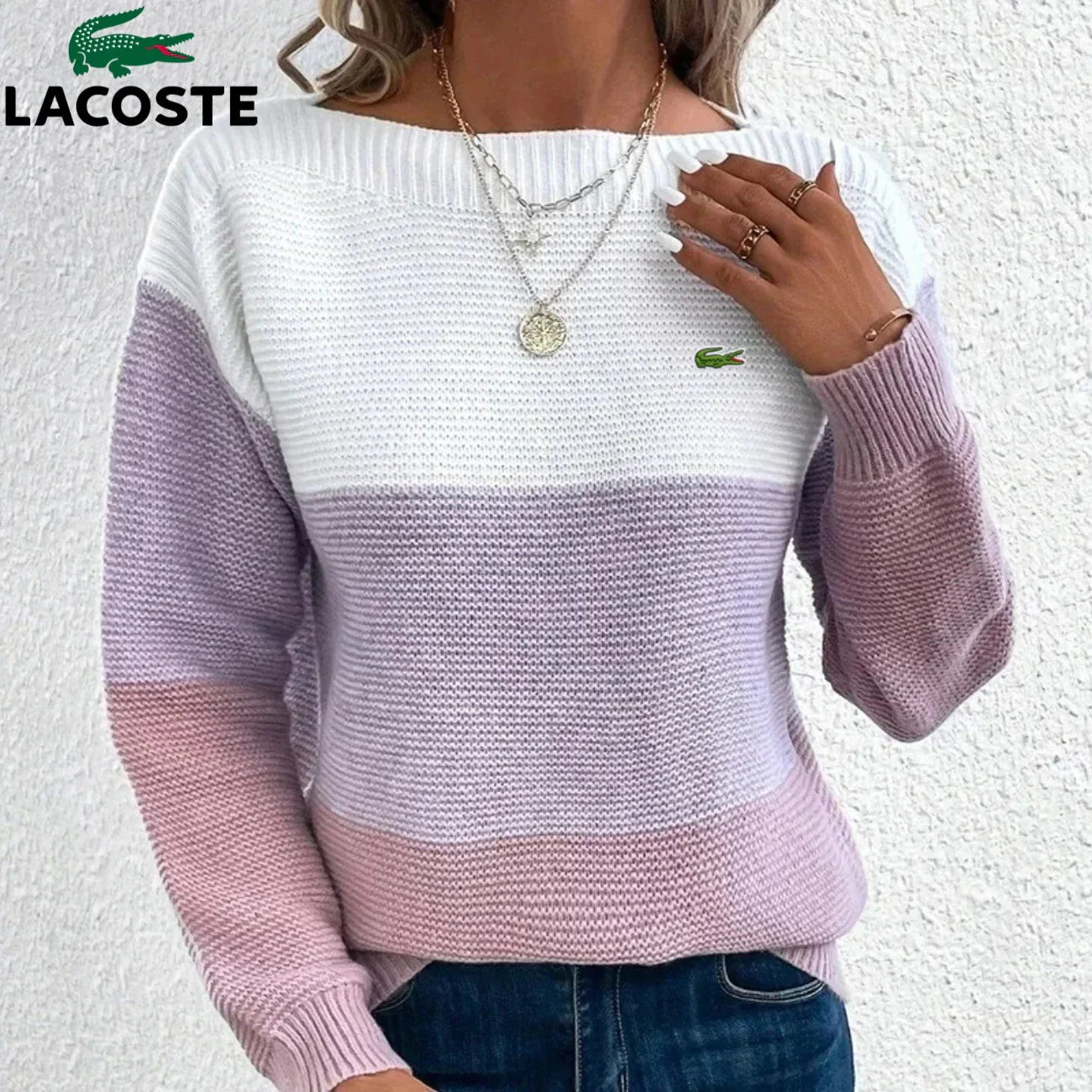 LC™ Pull tricolore en maille