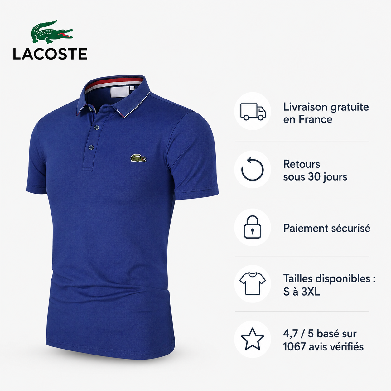 Polo Piqué Col Classique