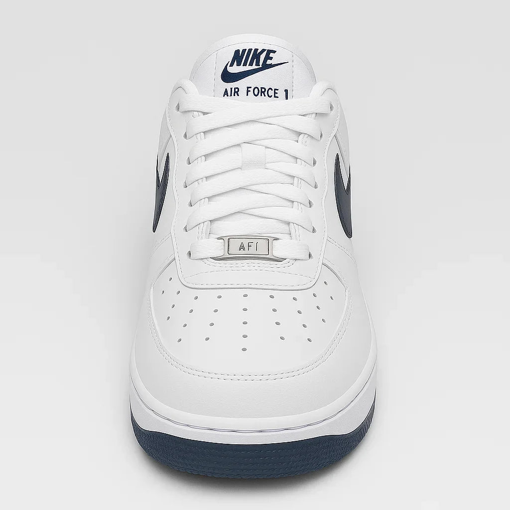 Baskets NK AF1 – Blanc & Bleu marine