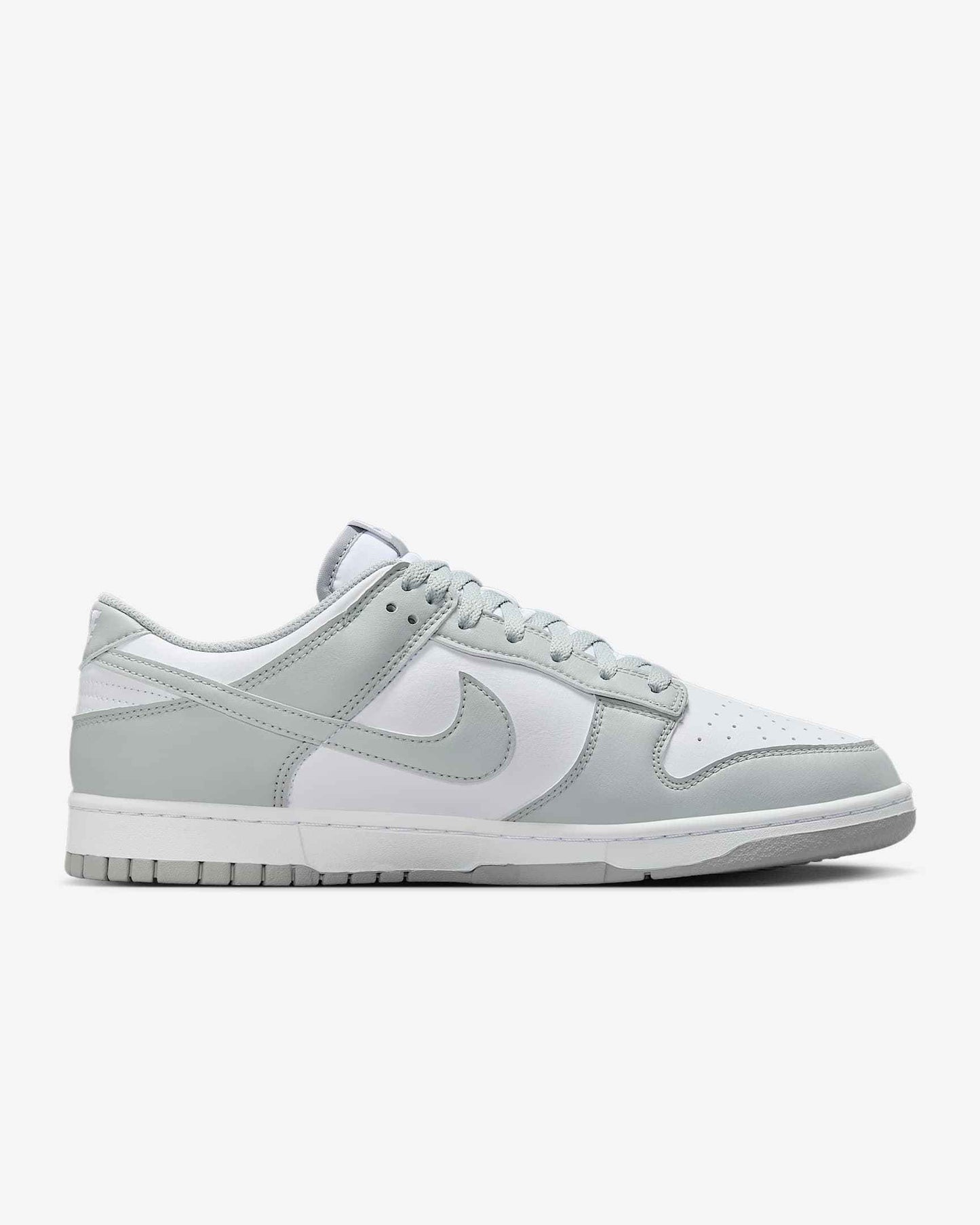 Baskets NK Dunk low– Blanc & Gris clair