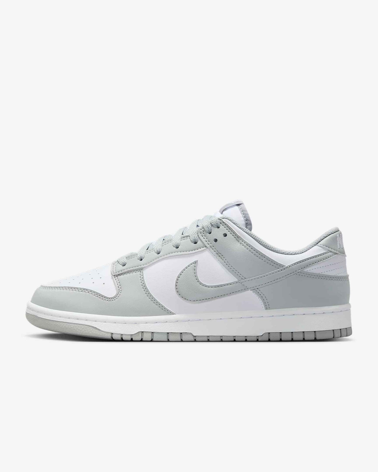 Baskets NK Dunk low– Blanc & Gris clair