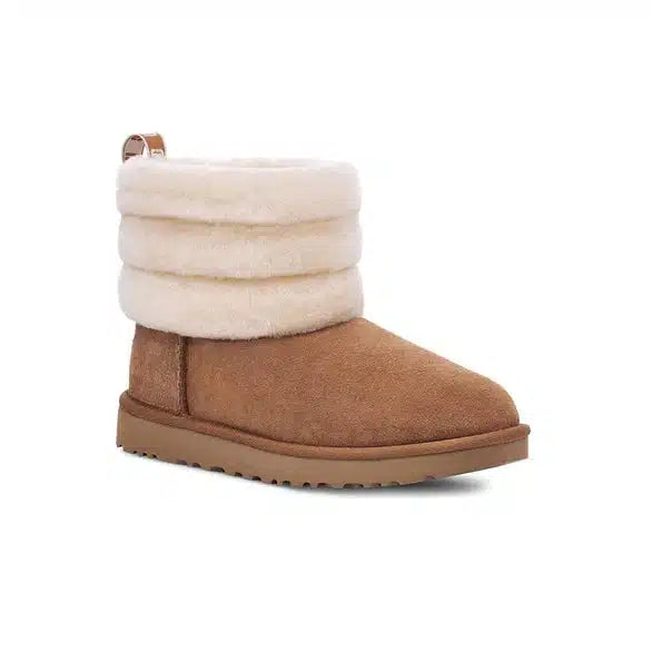 Bottes UGG Classic Mini Fluff Quilted Chestnut – Chaleur et Douceur avec Design Matelassé