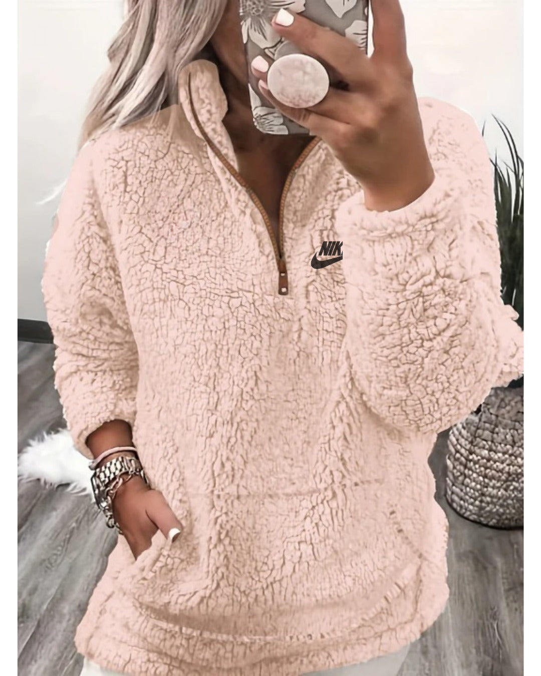 Nk Veste zippée Teddy