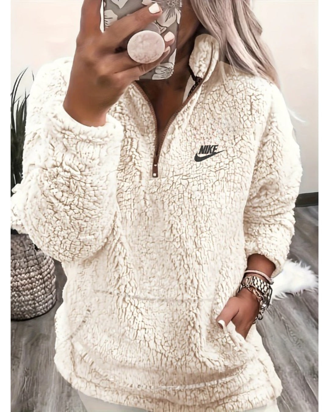 Nk Veste zippée Teddy