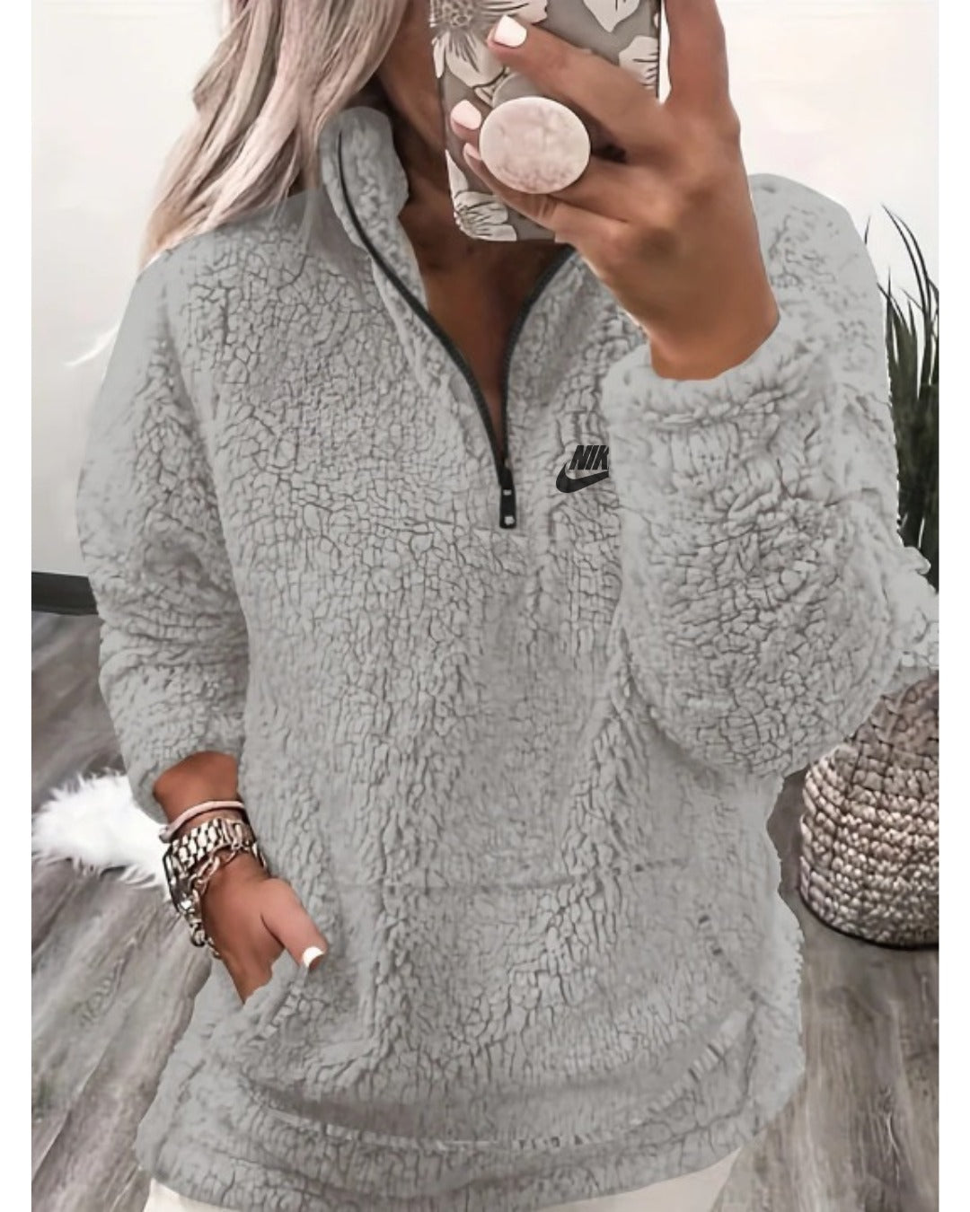 Nk Veste zippée Teddy