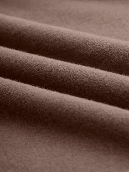 Thermal Ruched Sides Tuckable Mockneck Top