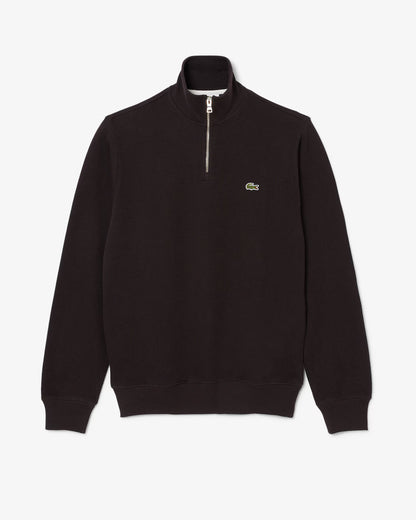 Sweatshirt zippé col montant