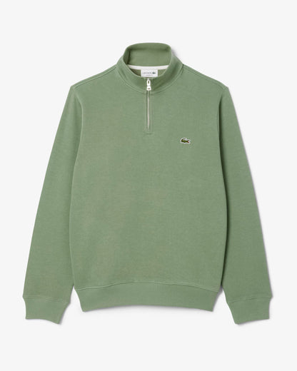 Sweatshirt zippé col montant