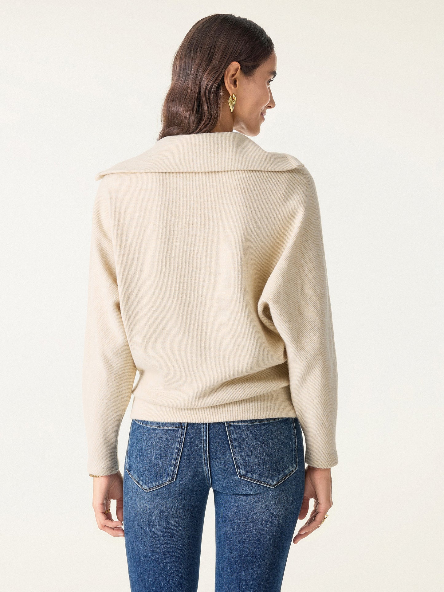 2Pcs Set Collared V-Neck