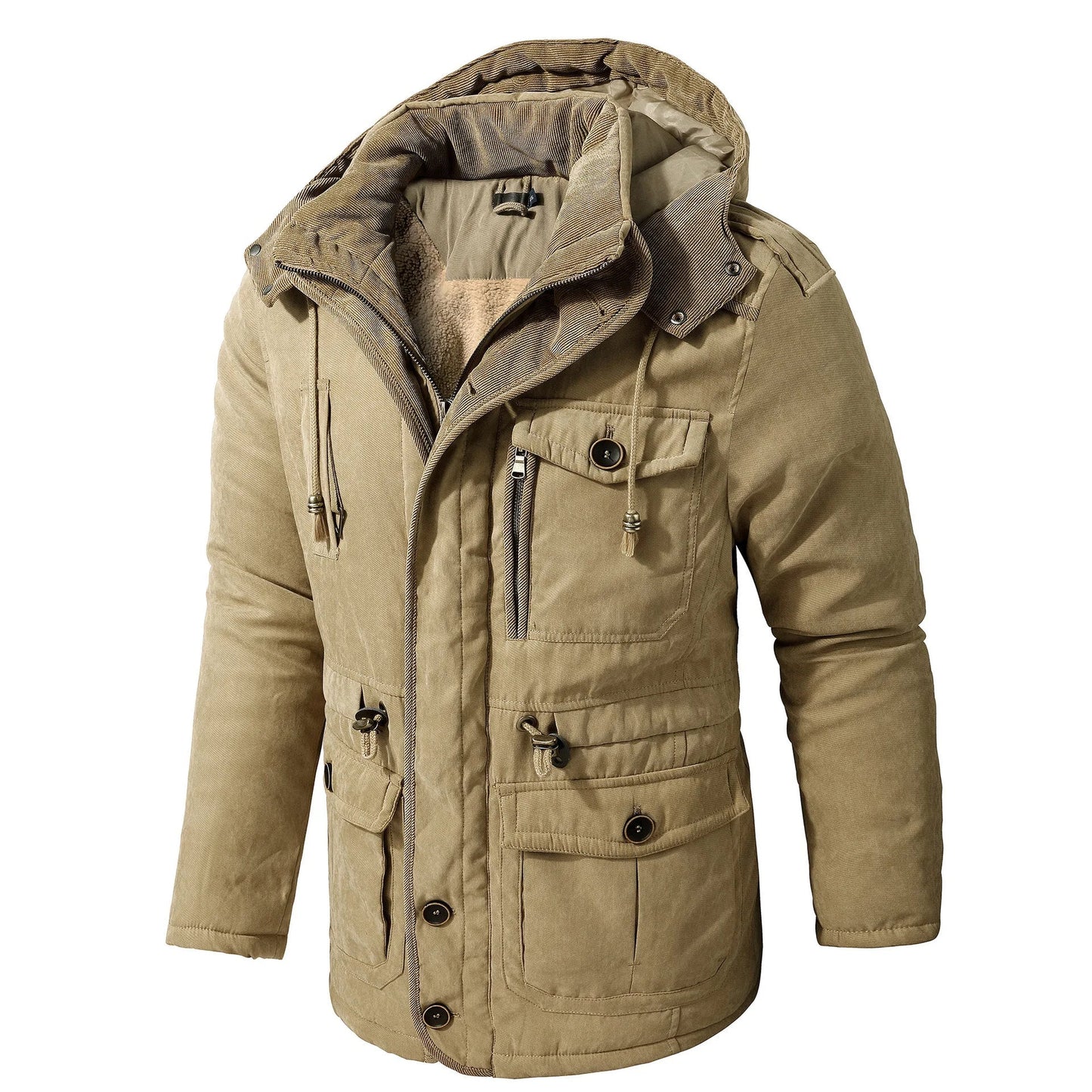 Veste d’hiver multi-poches pour homme