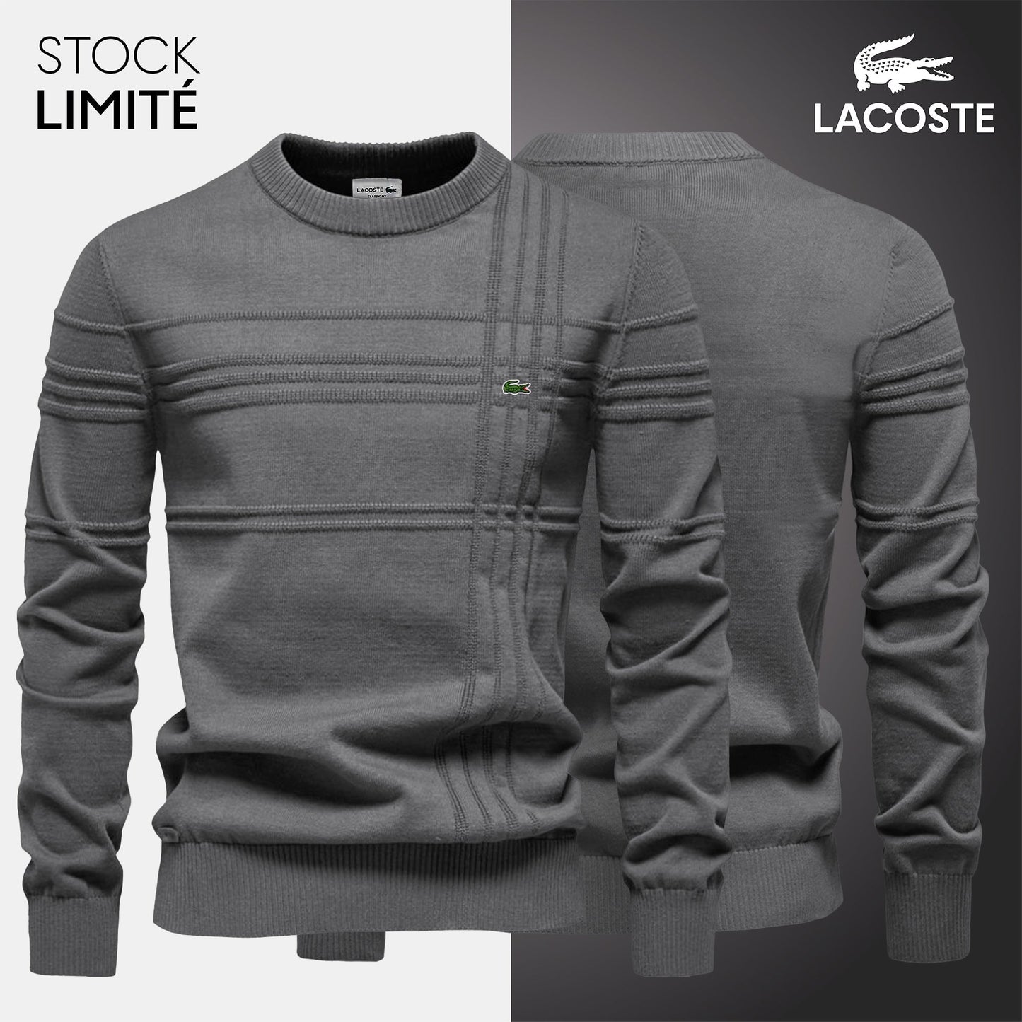 Pull Homme Texturé LC™ (DÉSTOCKAGE)