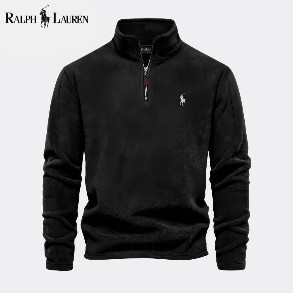 Pull en laine tricotée à torsades RL Prestige