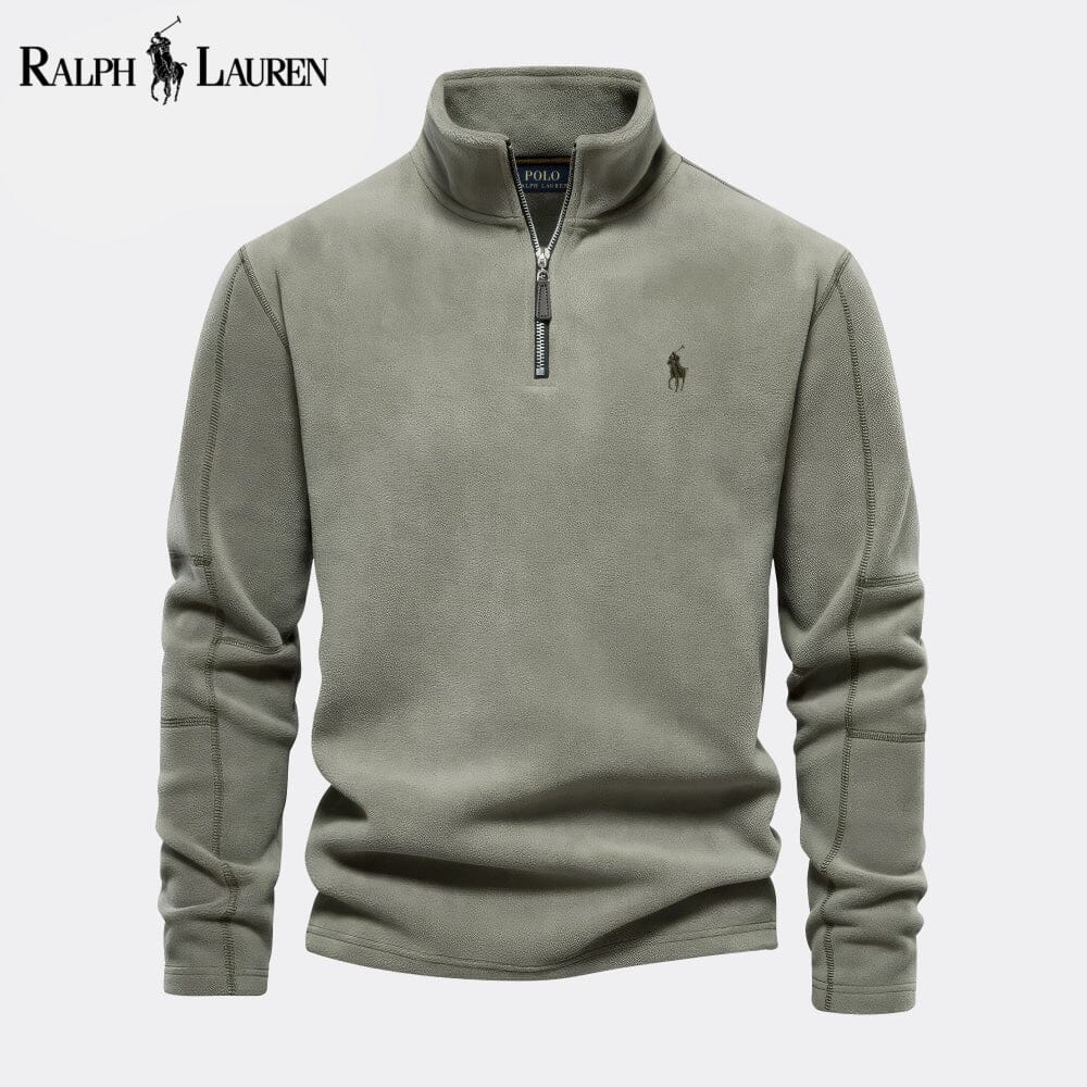 Pull en laine tricotée à torsades RL Prestige